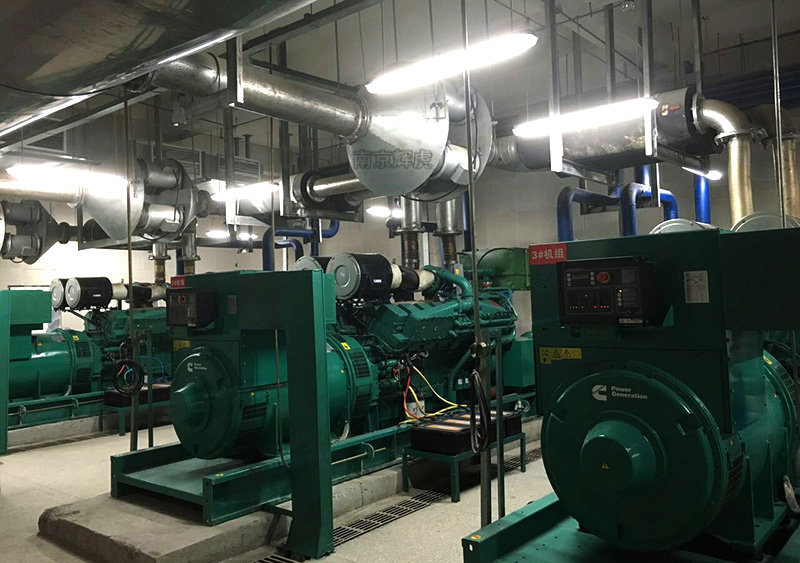 溫州某百貨大樓發電機組尾氣治理 